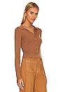view 2 of 4 Caroline Top in Tobacco