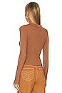 view 3 of 4 Caroline Top in Tobacco