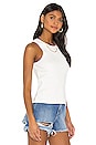 view 2 of 4 Miller Rib Tank in White