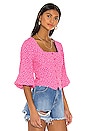 view 3 of 5 BLUSA ROXANNE in Hot Pink