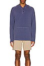 view 3 of 3 Bolinas Hoodie in Sun Dyed Indigo