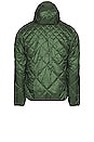 view 3 of 6 Tundra Quilted Hooded Jacket in Camping Green