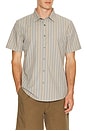 view 1 of 5 CAMISA in Teak Brown Vintage Stripe