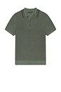 view 5 of 4 Fine Knit Sweater Polo in Olive Shadow