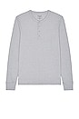view 1 of 2 Waffle Henley in WeatherVane Heather