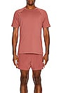 view 3 of 3 Reign Short Sleeve Shirt in Red Moscato