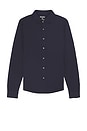 view 1 of 4 Commuter Seersucker Button Up Shirt in True Navy