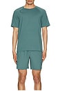 view 3 of 4 Reign Short Sleeve Tee in Tidal Green