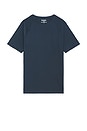 view 1 of 4 Reign Short Sleeve Tee in Deep Sea Blue & Dark Teal Heather