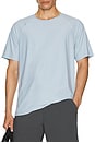 view 4 of 5 Reign Short Sleeve Tee in Arctic Blue & White Heather