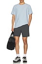 view 5 of 5 Reign Short Sleeve Tee in Arctic Blue & White Heather