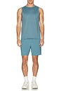 view 4 of 4 Base Training Sleeveless Tee in Blue Stone