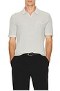 view 3 of 4 Coastal Johnny Collar Polo in Sleet Gray