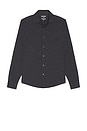 view 1 of 4 Semi Spread Collar Commuter Shirt in Iron Oxford