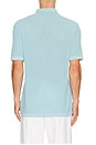 view 2 of 4 Coastal Johnny Collar Polo in Aquamarine