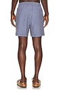 view 2 of 5 SHORT DE BAIN in Navy Gingham