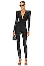 view 1 of 3 Ezra Jumpsuit in Lux Spandex Black