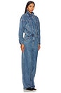 view 3 of 4 Eugene Jumpsuit in Light Wash Blue