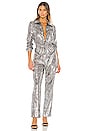 view 1 of 4 Ozzy Jumpsuit in Silver
