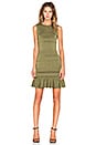 view 4 of 4 Portia Ruffle Dress in Olive