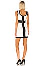 view 3 of 4 MINIVESTIDO ANAMAREE in Black & White