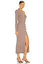 view 2 of 3 Vianne Knit Dress in Walnut