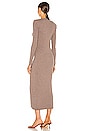 view 3 of 3 Vianne Knit Dress in Walnut