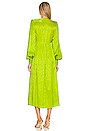 view 3 of 4 Zelly Dress in Acid Lime