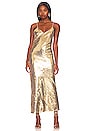 view 1 of 4 Shelly Dress in Gold