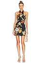 view 1 of 3 PACO ミニドレス in Brown Floral