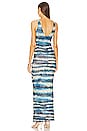 view 3 of 3 Rozio Dress in Blue Tye Dye Multi