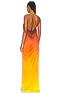 view 3 of 3 Rayna Dress in Orange Multi