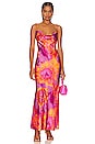 view 1 of 3 Capri Dress in Tie Dye Pink