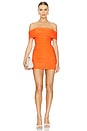 view 1 of 3 Vaughn Dress in Orange