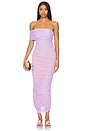 view 1 of 3 Lucia Dress in Lavender & Sherbet