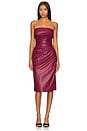 view 1 of 3 VESTIDO MENDEZ in Oxblood