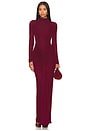 view 1 of 3 VESTIDO SCORPIO in Oxblood