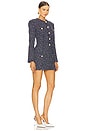 view 2 of 4 Gisele Dress in Navy & White