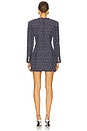 view 3 of 4 Gisele Dress in Navy & White