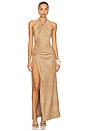 view 1 of 3 Brigita Dress in Tan