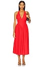 view 1 of 3 Filippa Dress in Fiery Red