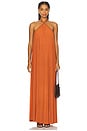 view 1 of 3 Crystal Dress in Rust