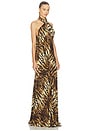 view 2 of 3 Affina Dress in Tigers Eye