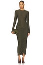 view 1 of 3 Sidonie Dress in Grape Leaf