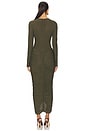 view 3 of 3 Sidonie Dress in Grape Leaf