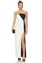 view 1 of 3 River Dress in Black & Ivory
