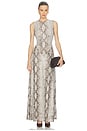 view 1 of 3 VESTIDO UZINA in Snake Print Natural Multi