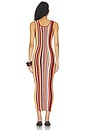 view 3 of 4 VESTIDO PUNTO KERRY in Rust Multi
