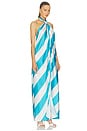 view 2 of 3 MAXIVESTIDO CHANTELL in Turquoise Ivory