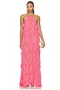 view 2 of 4 ROBE MAXI LIORA in Coral